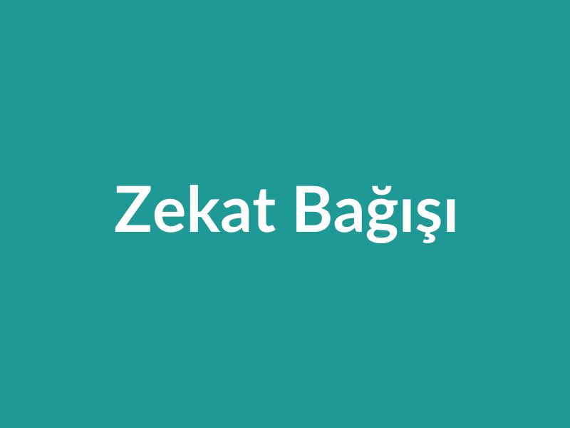 Zekat Bağışı