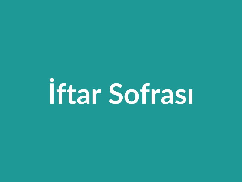 İftar Sofrası